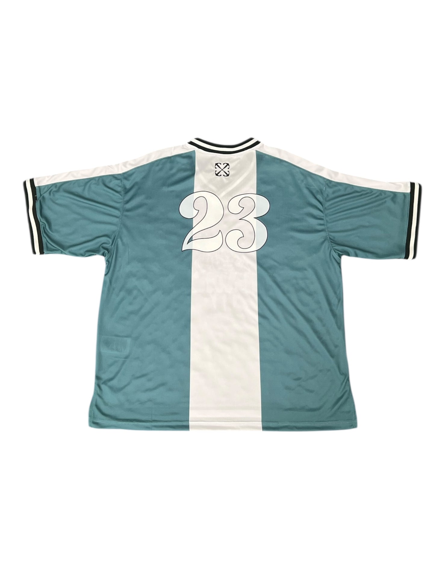 Off White Teal Jersey