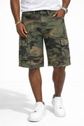 FWRD CAMO JORTS rhinestone