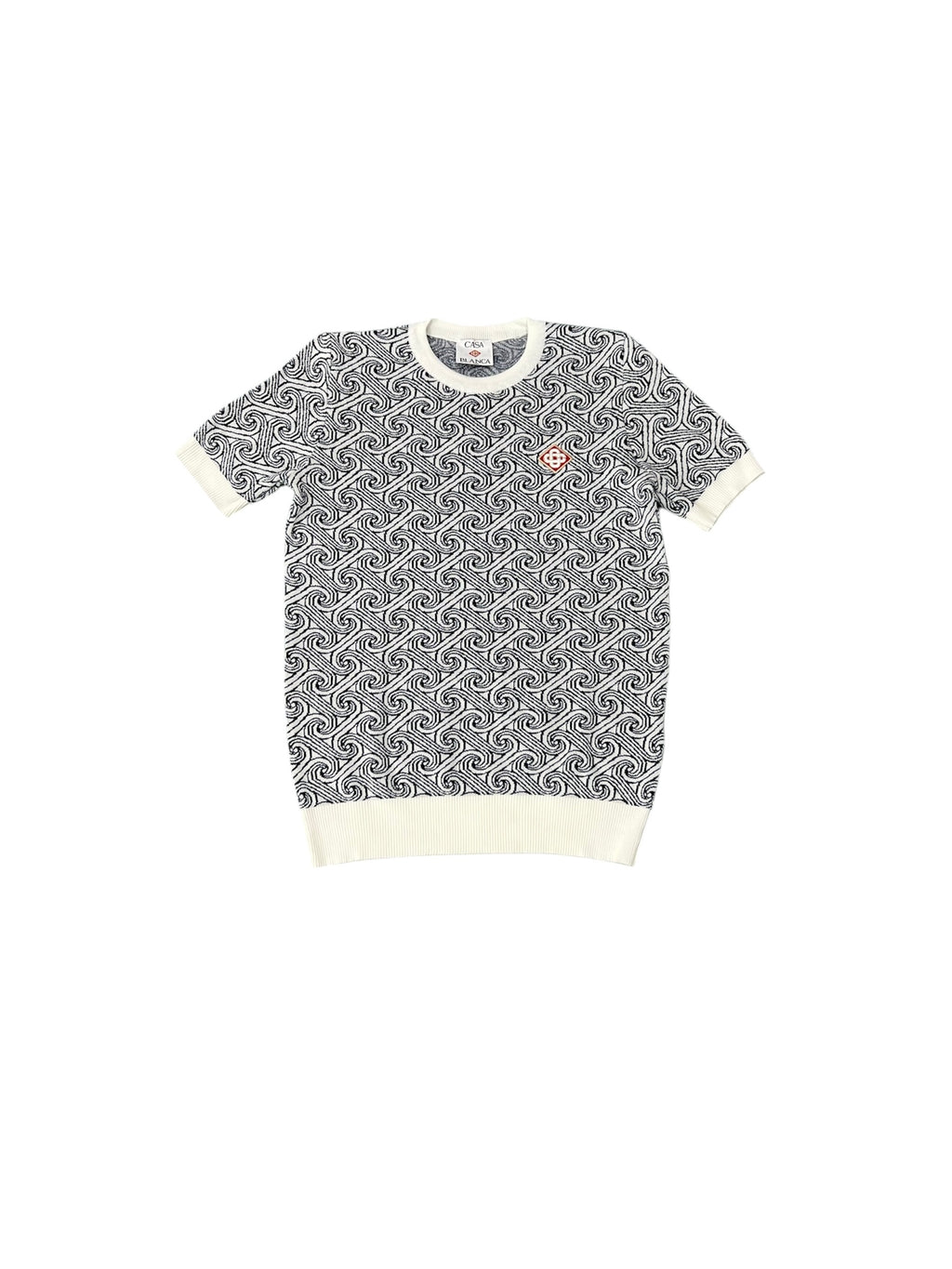 Casa Blanca Navy Knitted Shirt