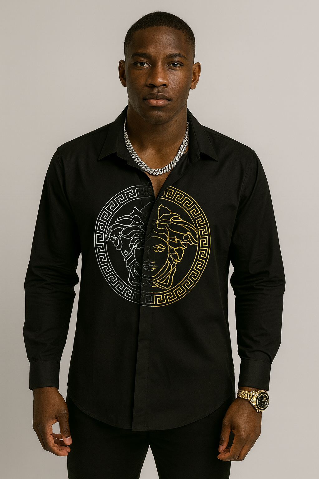 Mens Medusa  Long Sleeve