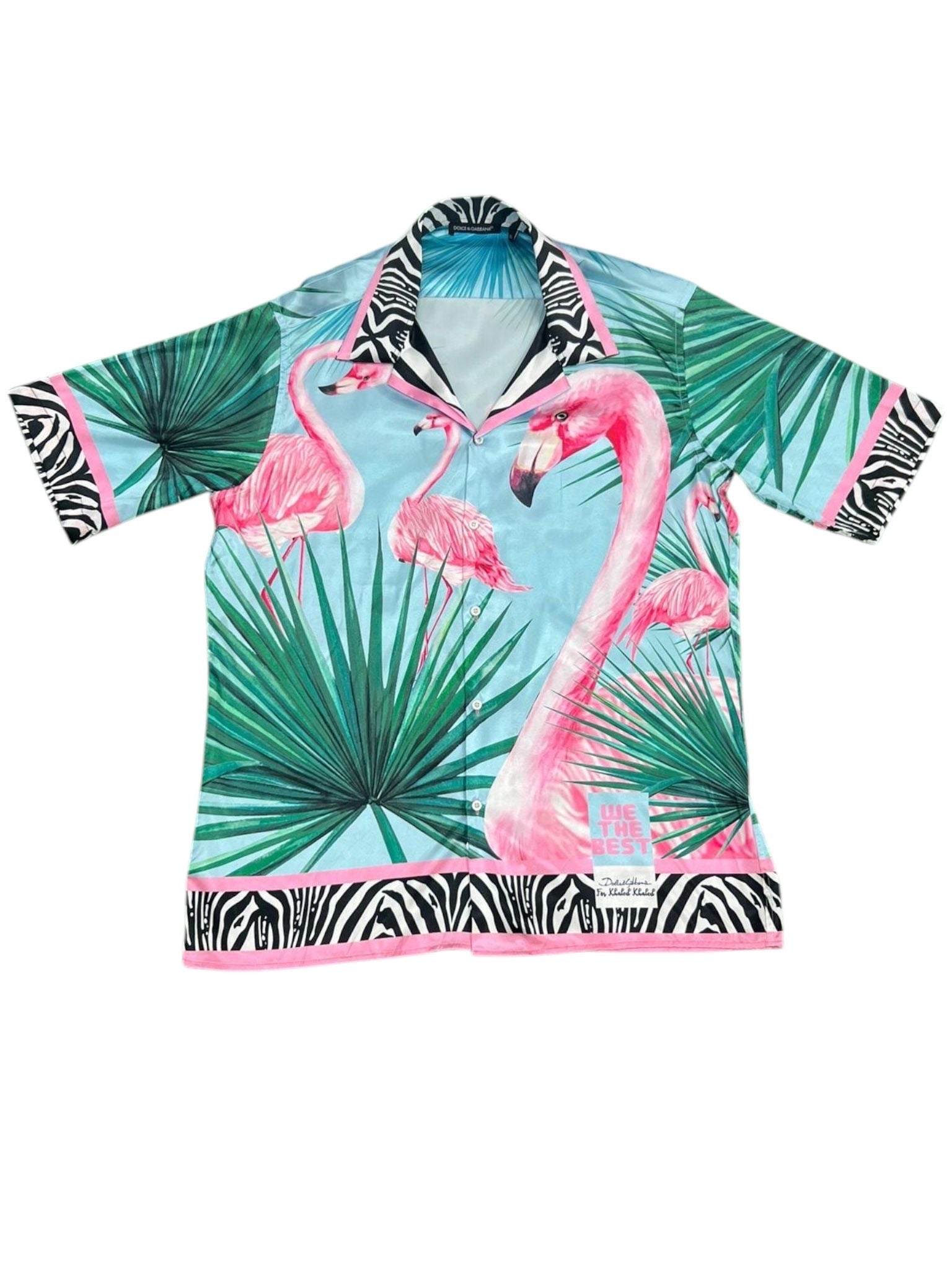 Dj -Khalid-Flamingo Button up