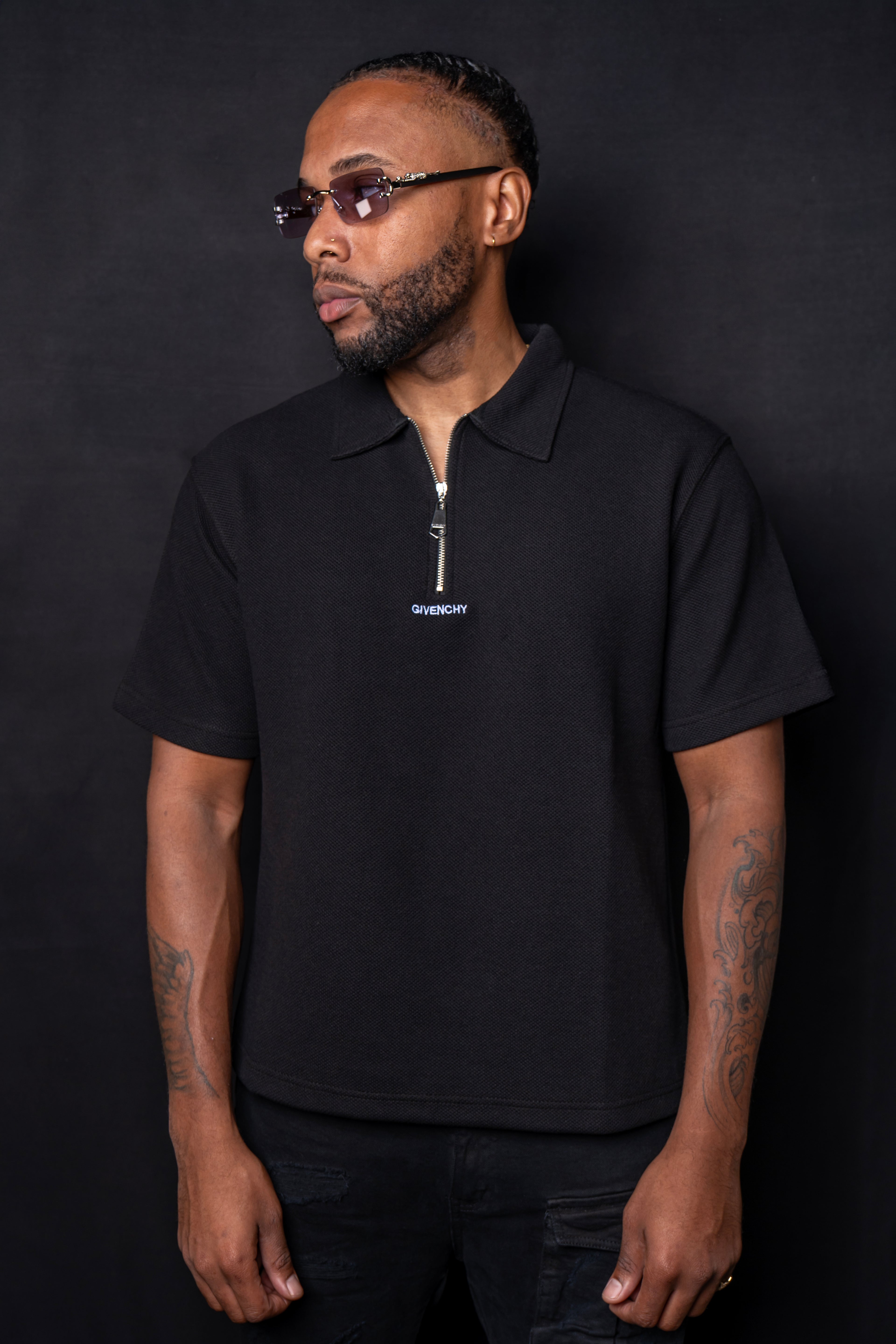 G I V E N C HY Zipper cotton shirt