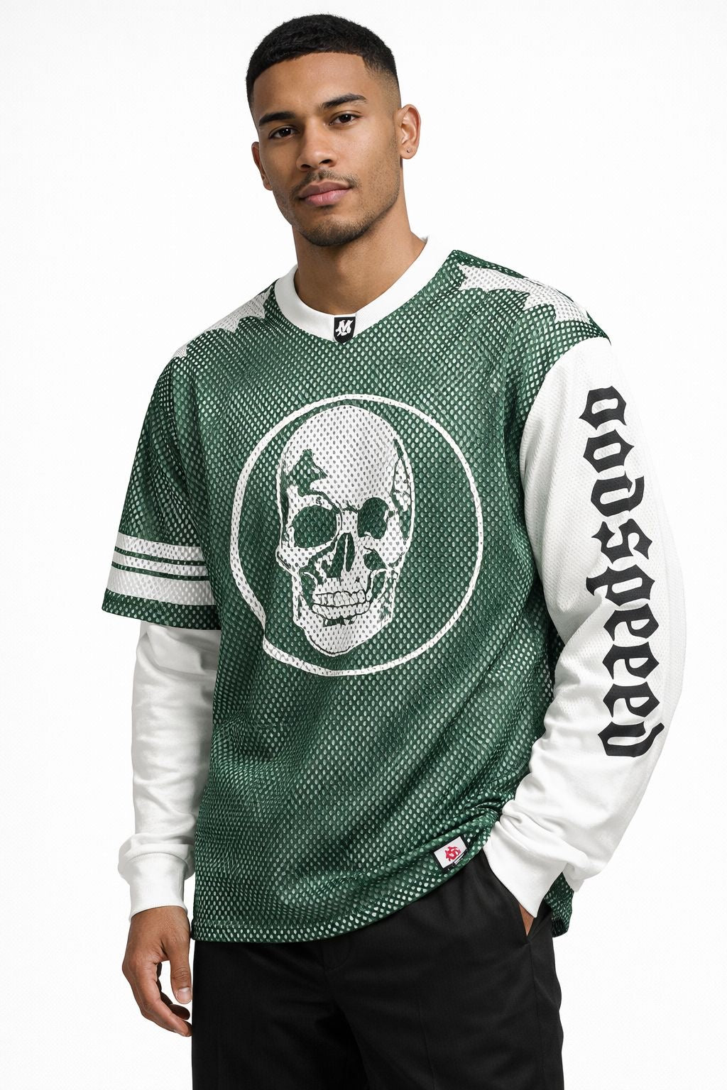 Godspeed skull longsleeve mesh