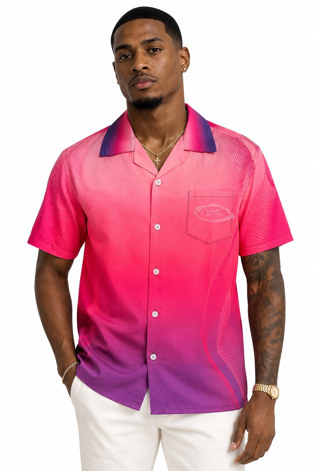 CB Pink Orchid Glow Button up