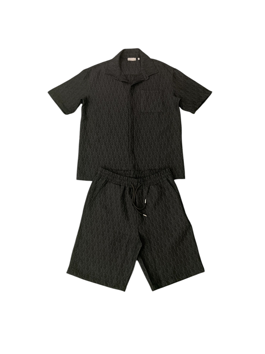 Dior Monogram Button Up Cotton Set