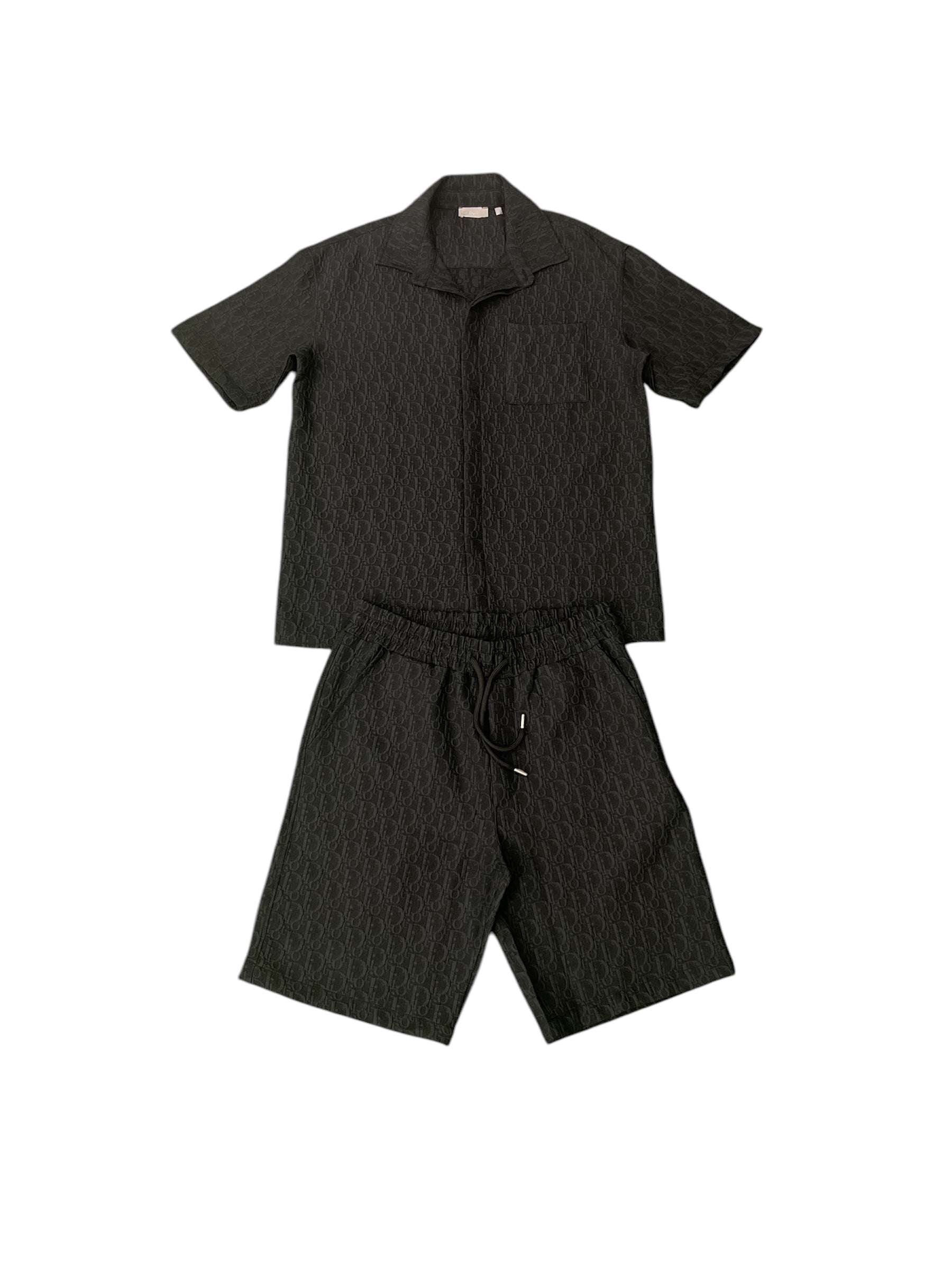 Dior Monogram Button Up Cotton Set