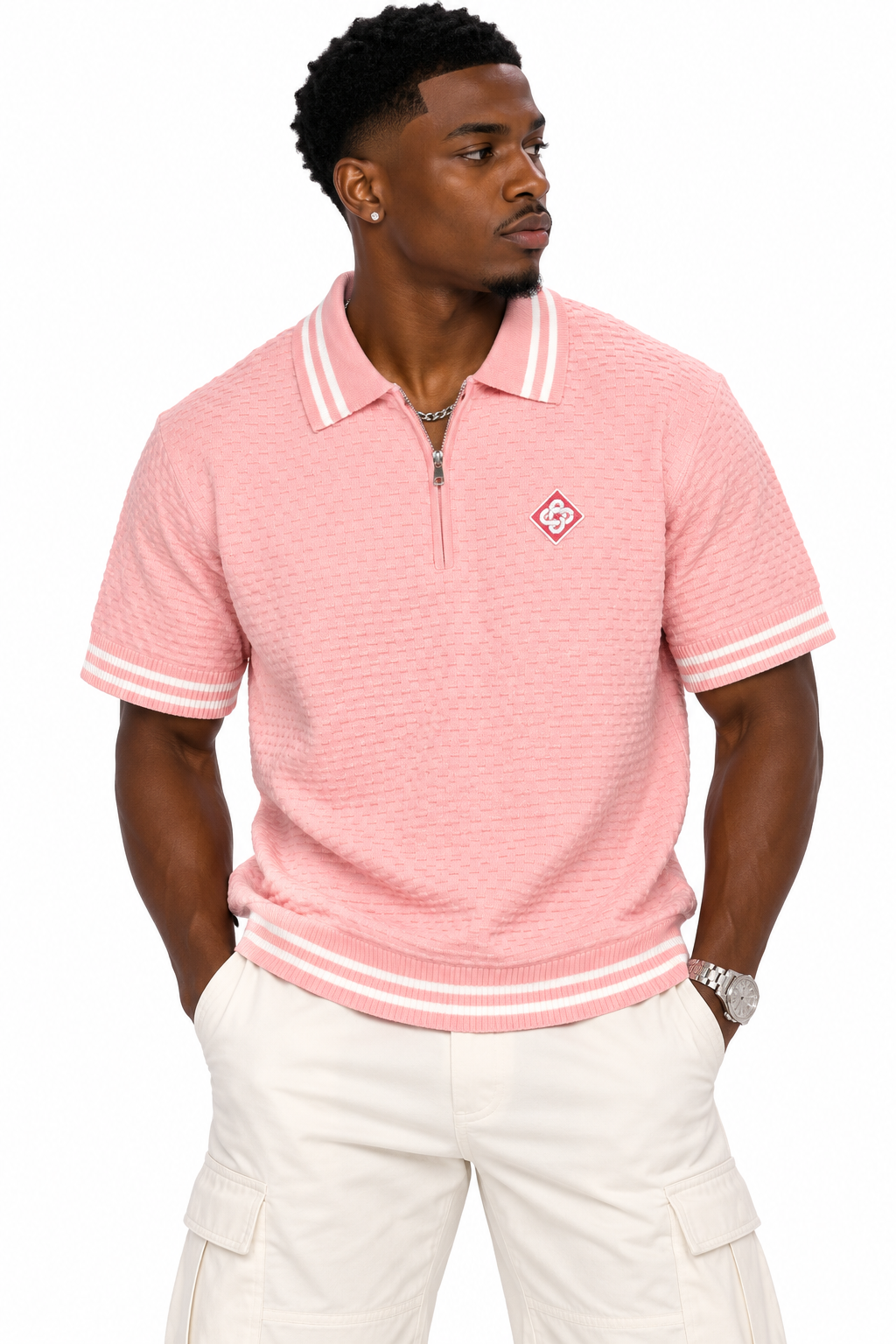 Cb pink society polo