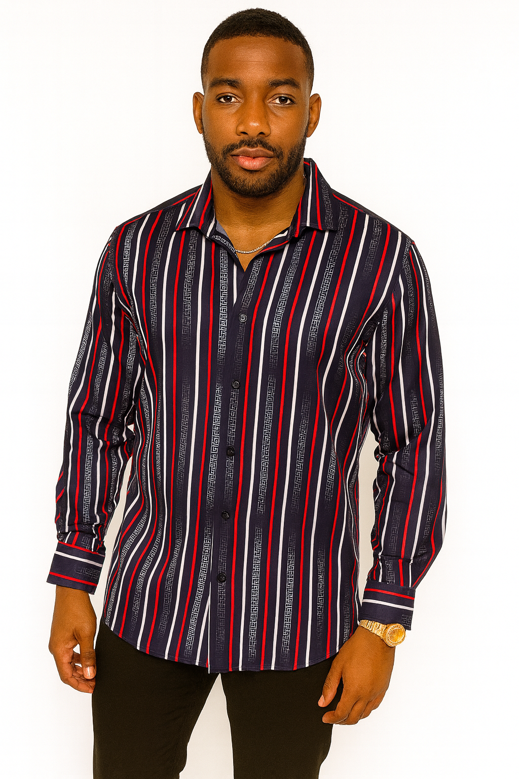 Small couture long sleeve button up