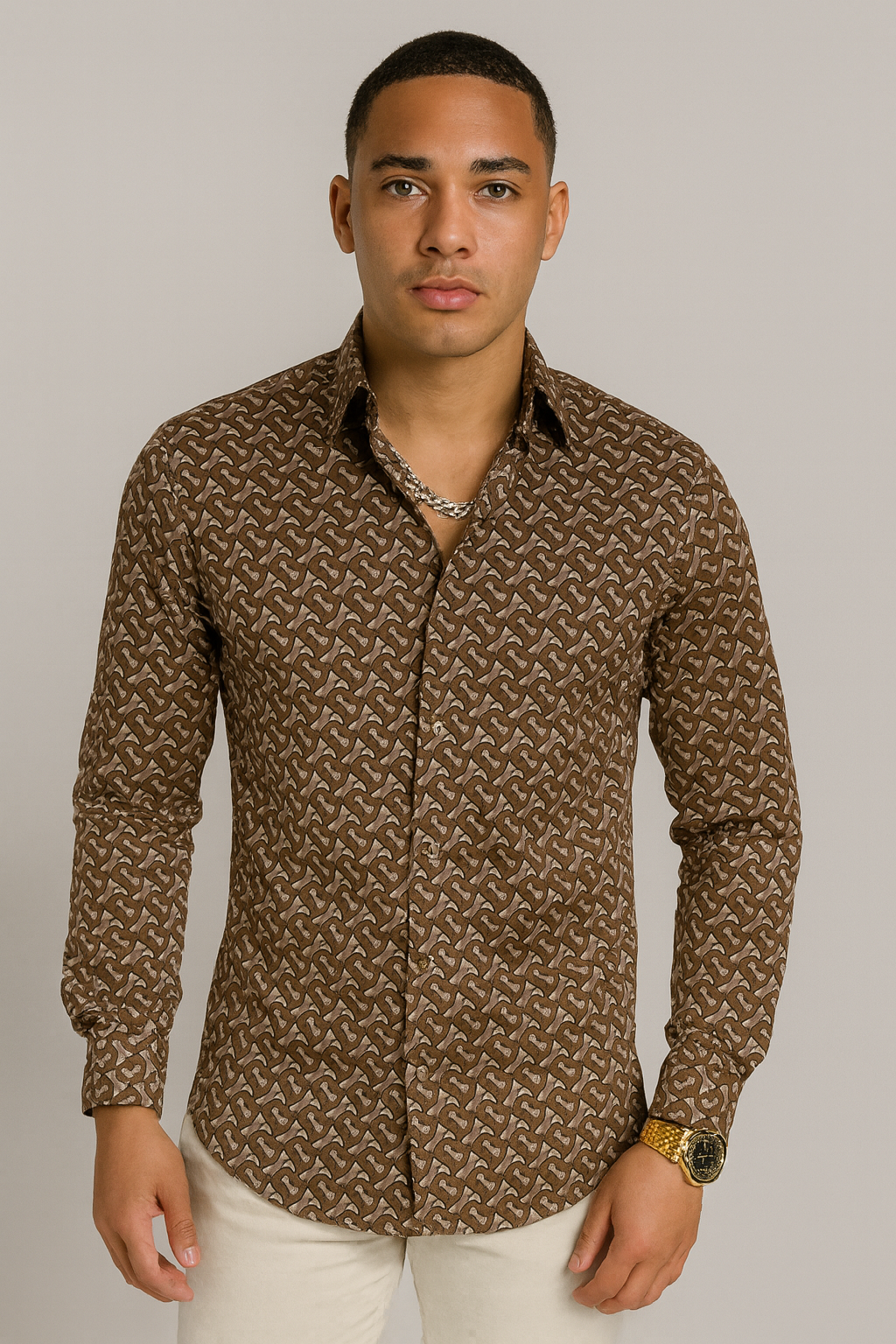 B U R B E R R Y long sleeve button up