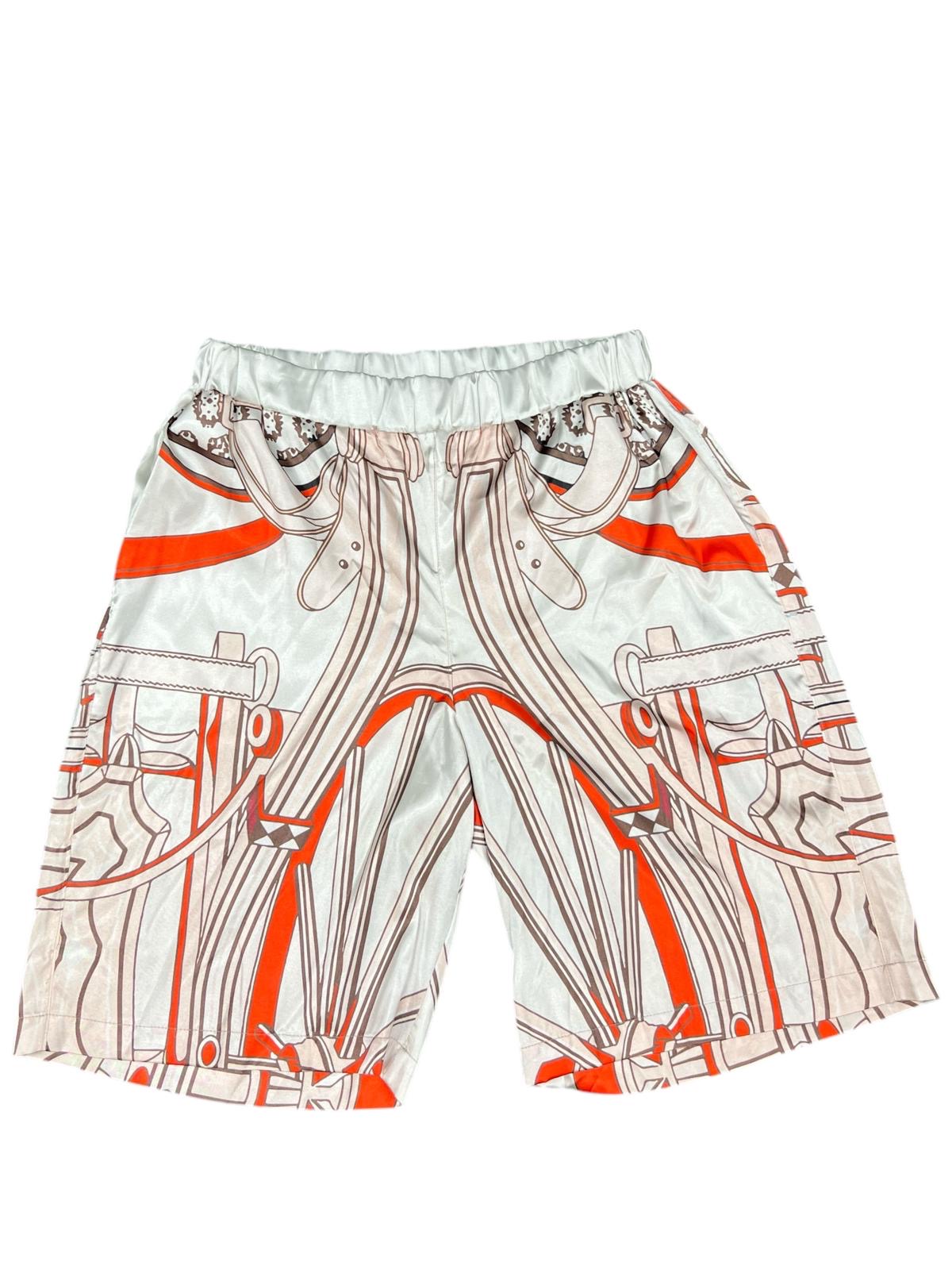 H E R M E S  silk Shorts