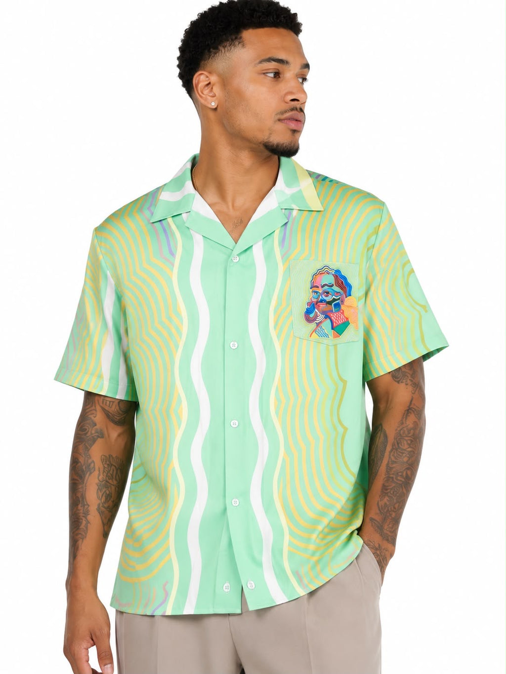 CB  Mint Masao San Button up