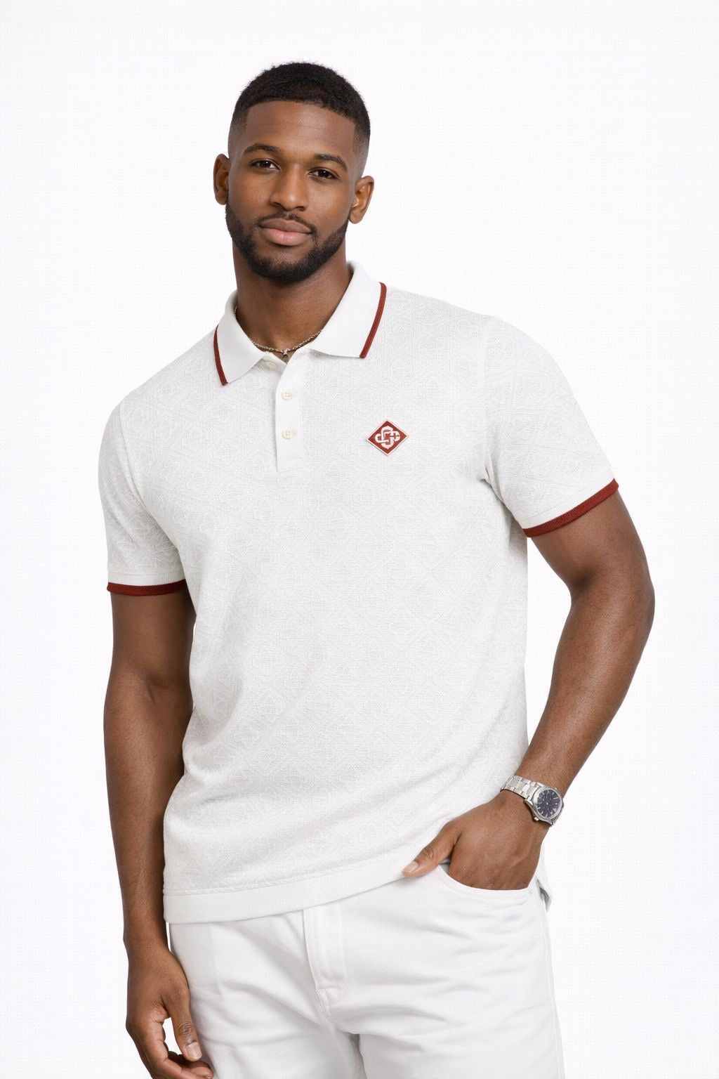 Casa Blanca White knitted RP b