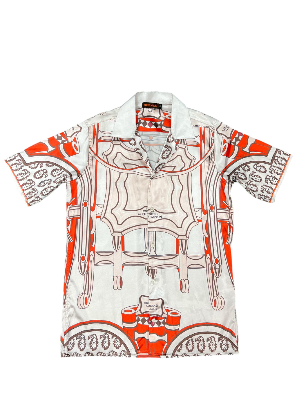 H E R M E S Silk Button up