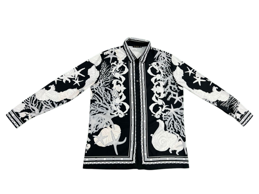 V e r s a c e Medusa under the sea button up