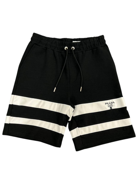 P R A D A Leather Shorts
