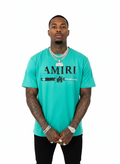 Amiri Vintage Teal T-Shirt