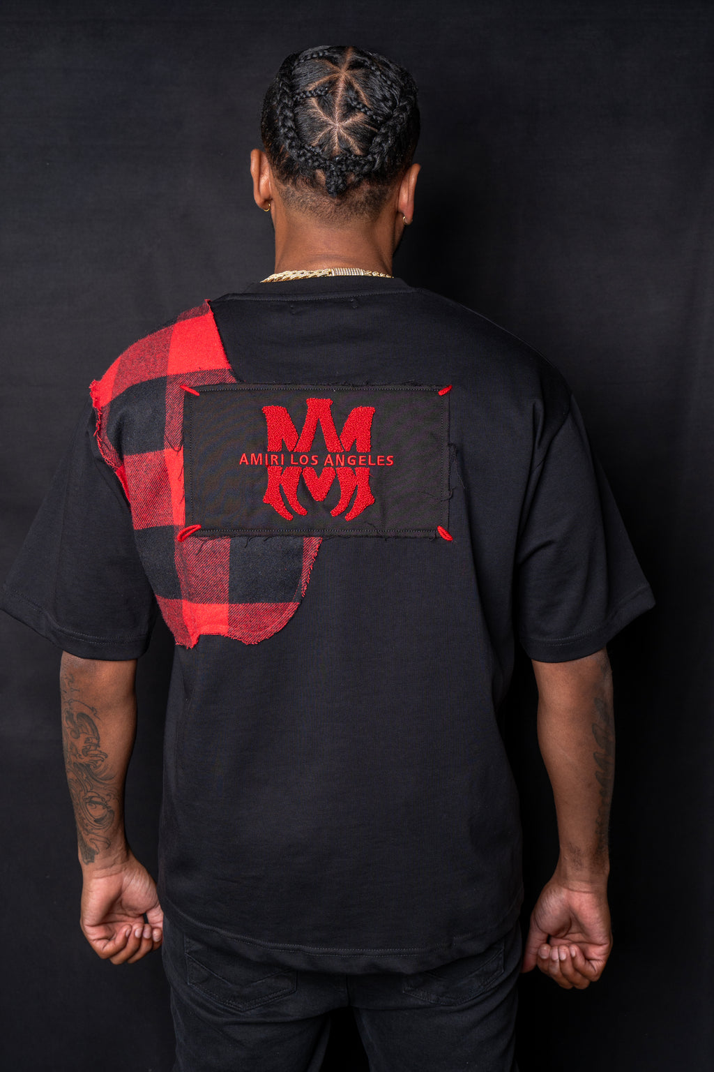 A m I r I Plaid red/black 606