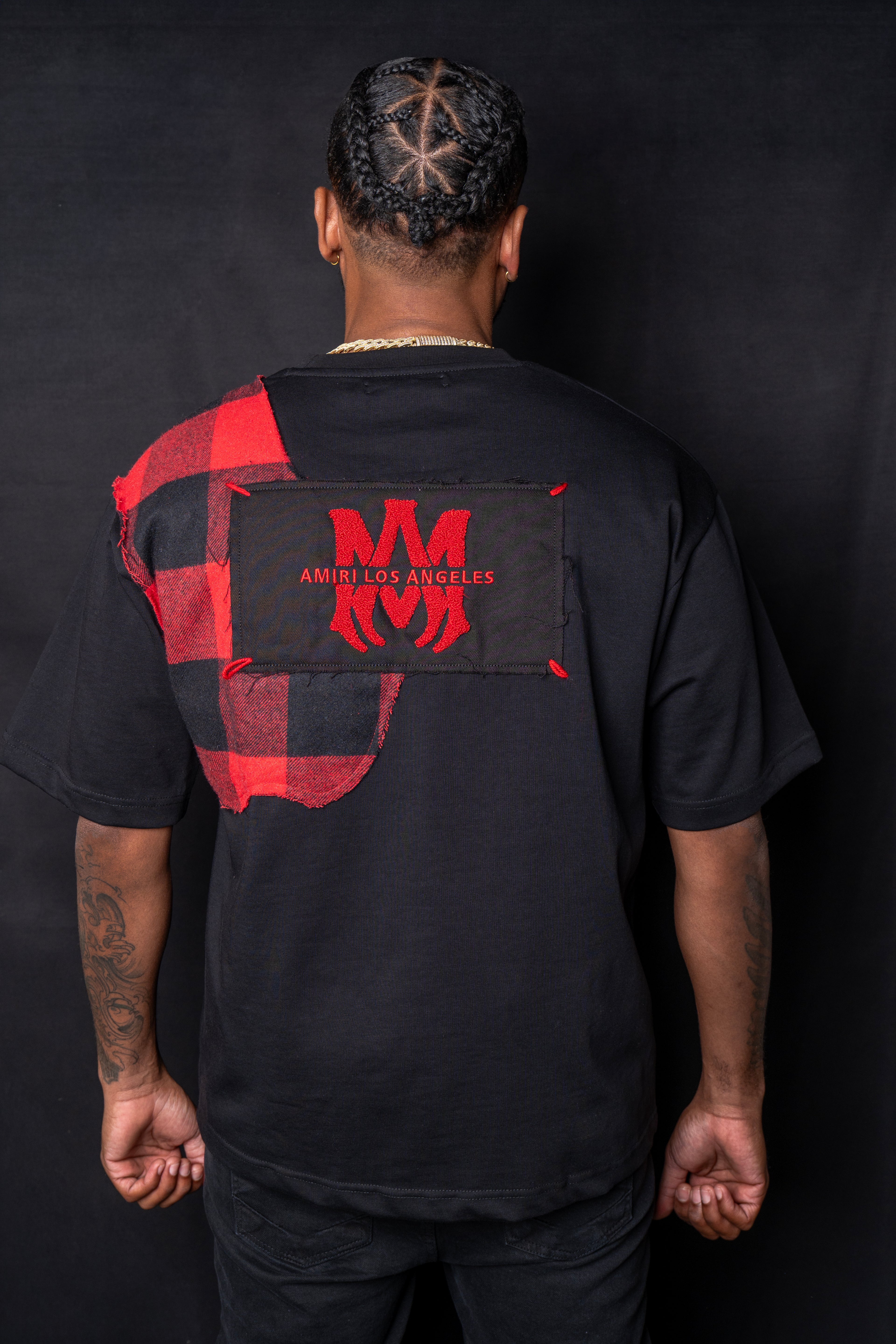A m I r I Plaid red/black 606