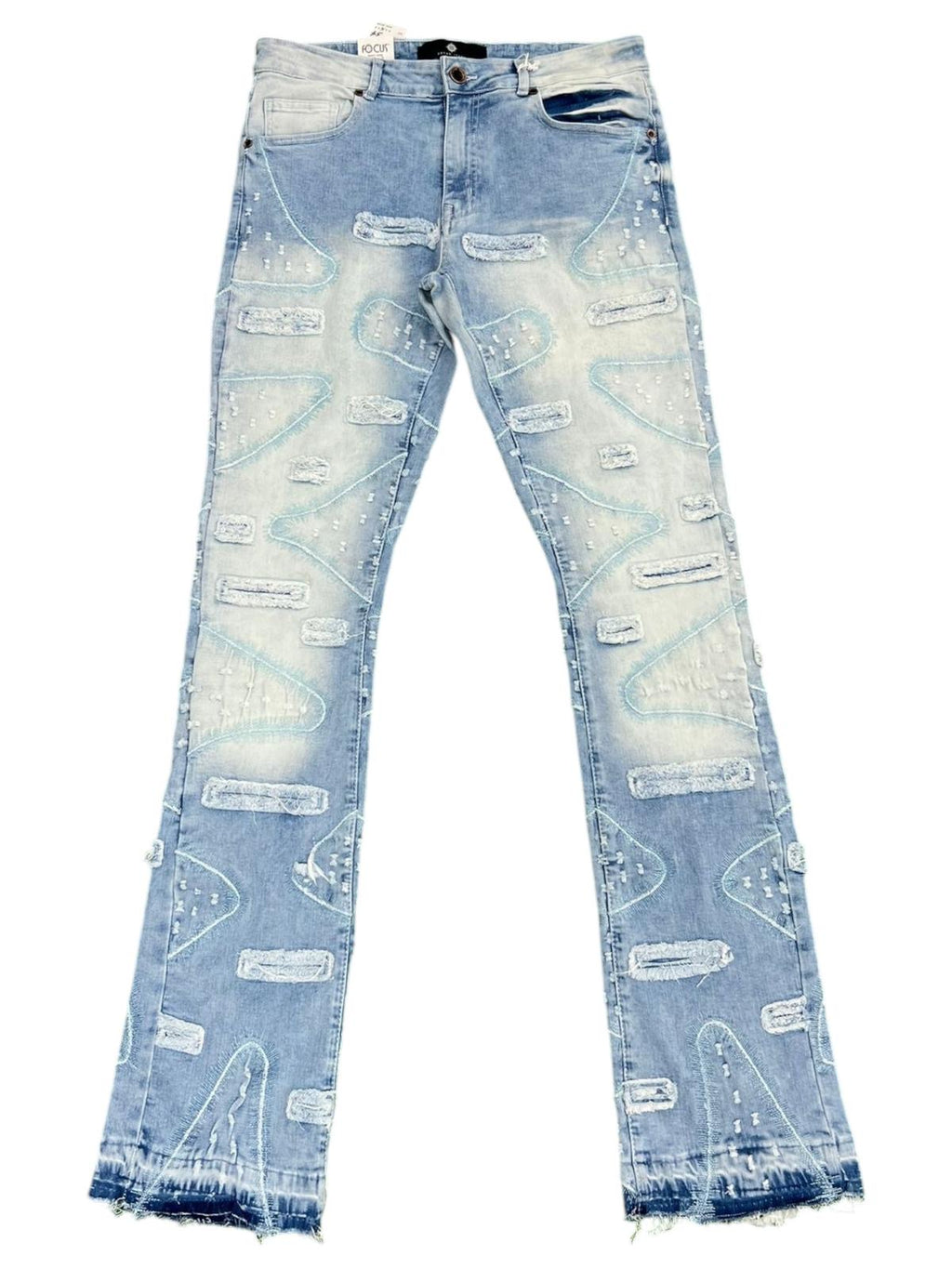 Focus Jeans 5238 Distressed Stacked