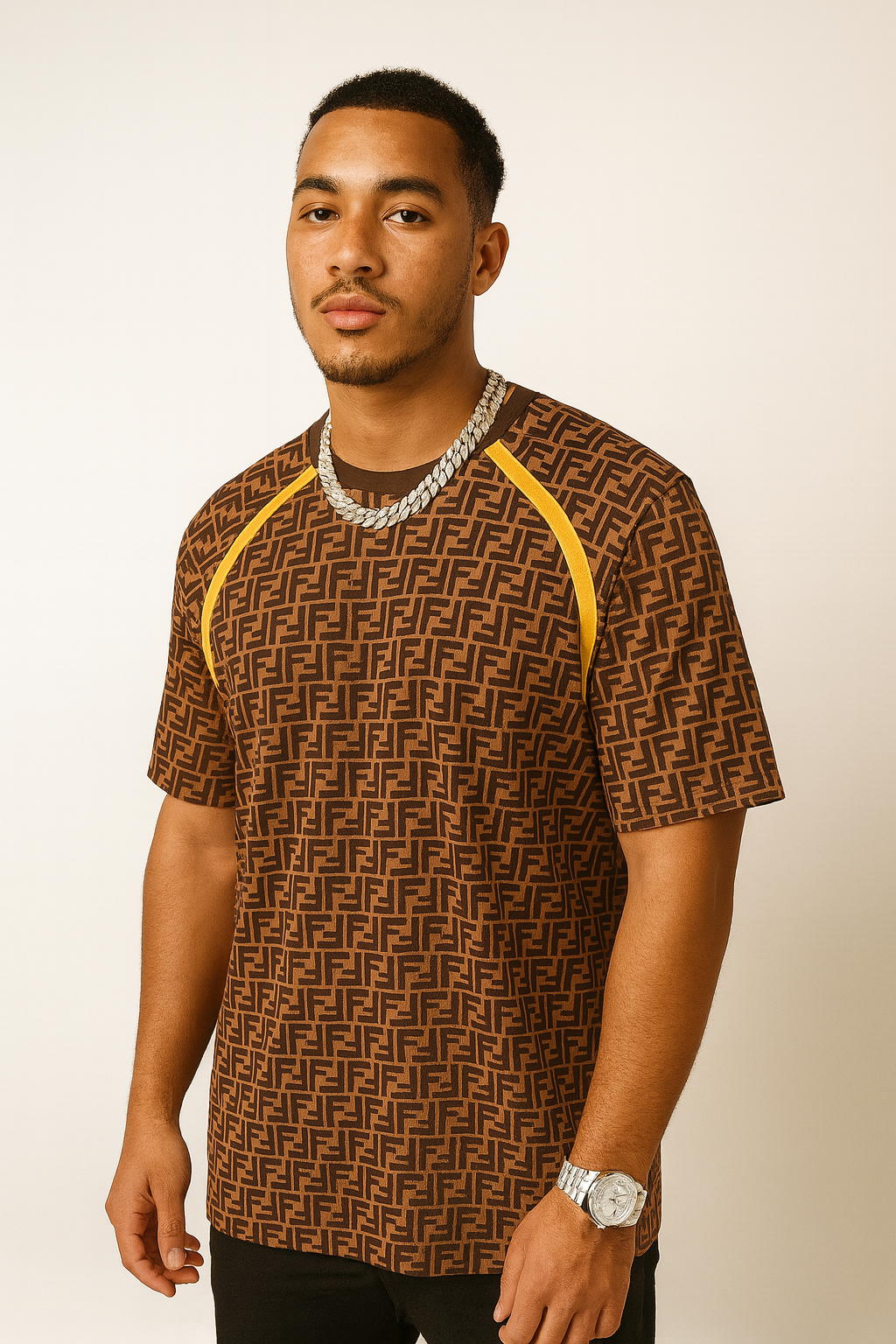 F E N D I Monogram T-shirt