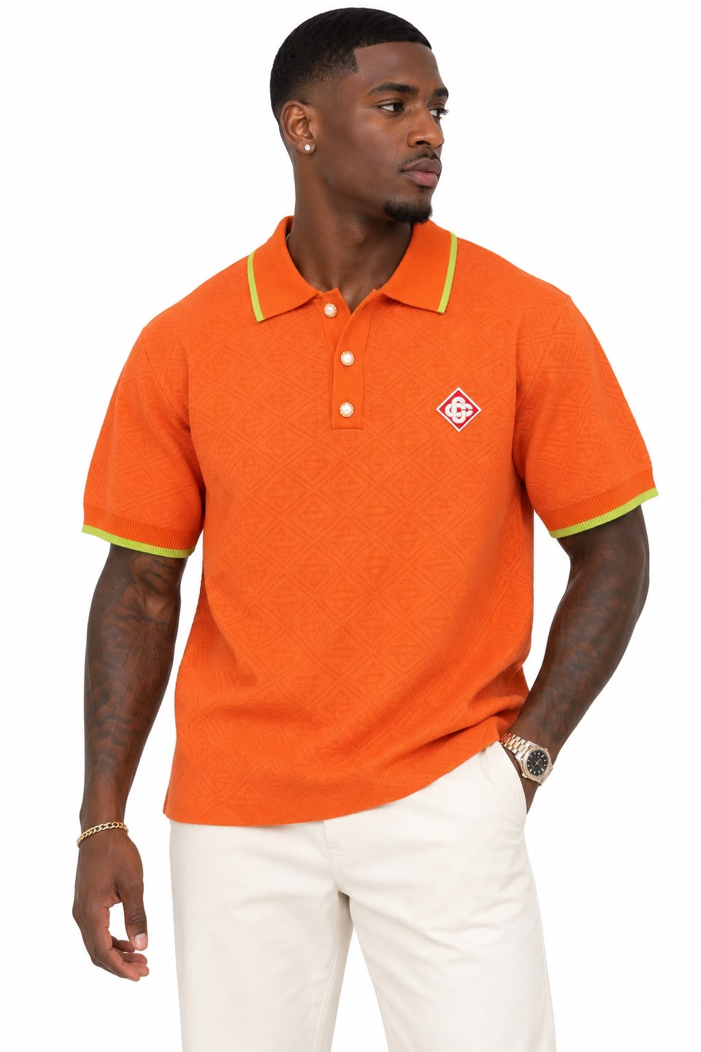 Casa Blanca Autumn Orange polo
