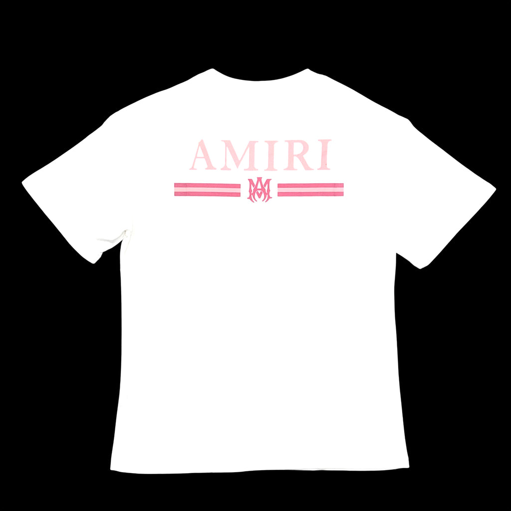 Pink Writing Amiri T-Shirt