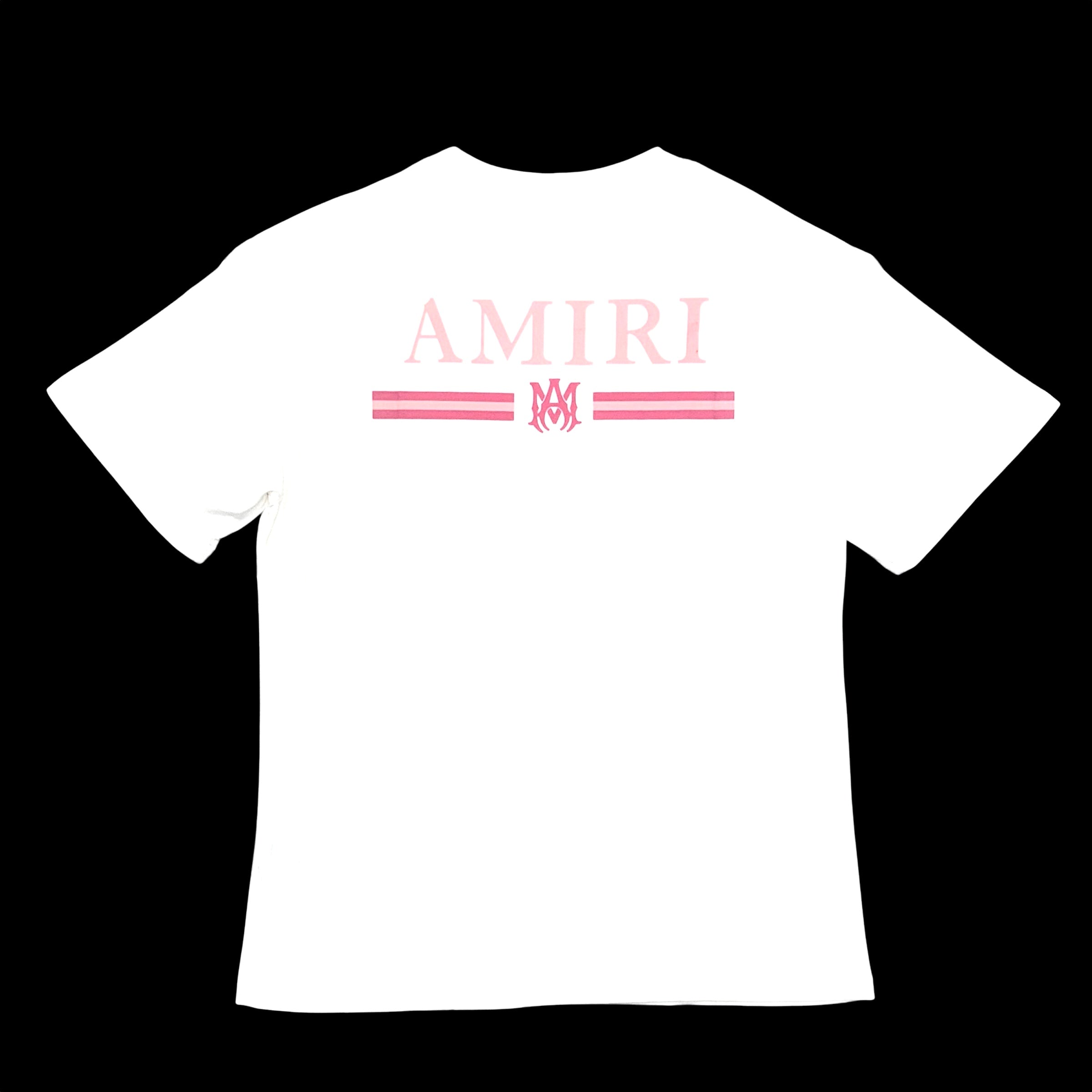 Pink Writing Amiri T-Shirt
