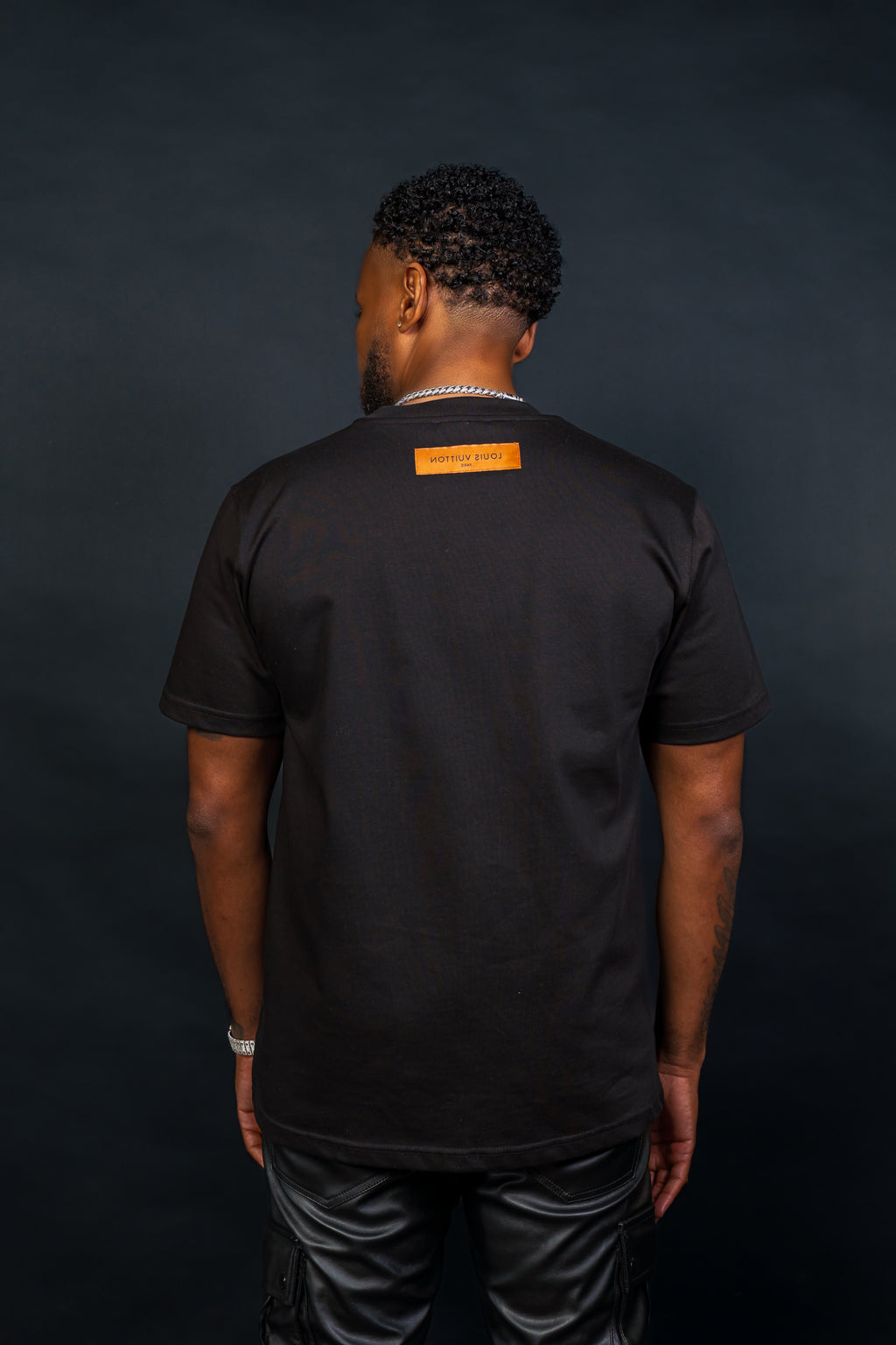 LV embroided signature T-shirt