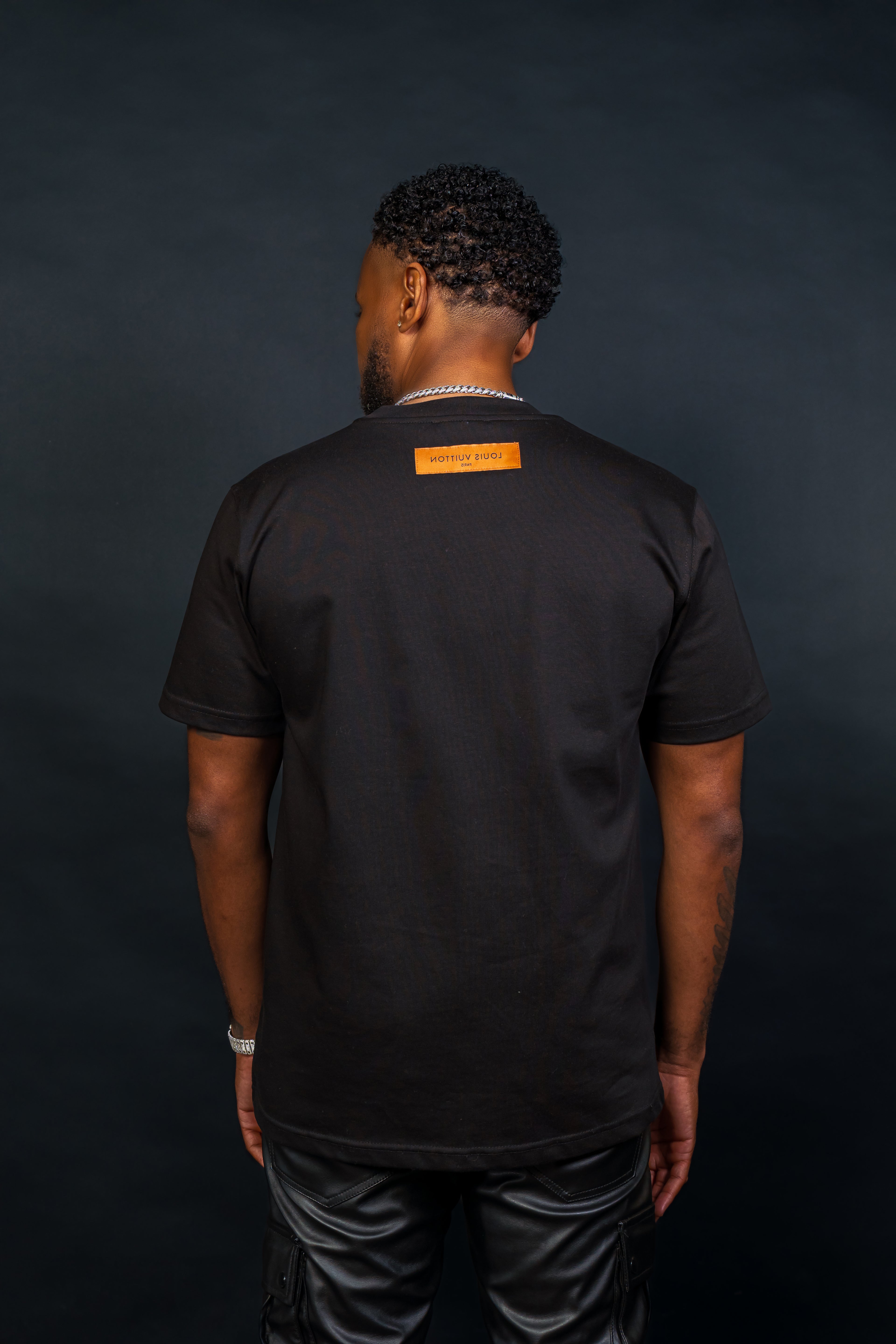 LV embroided signature T-shirt