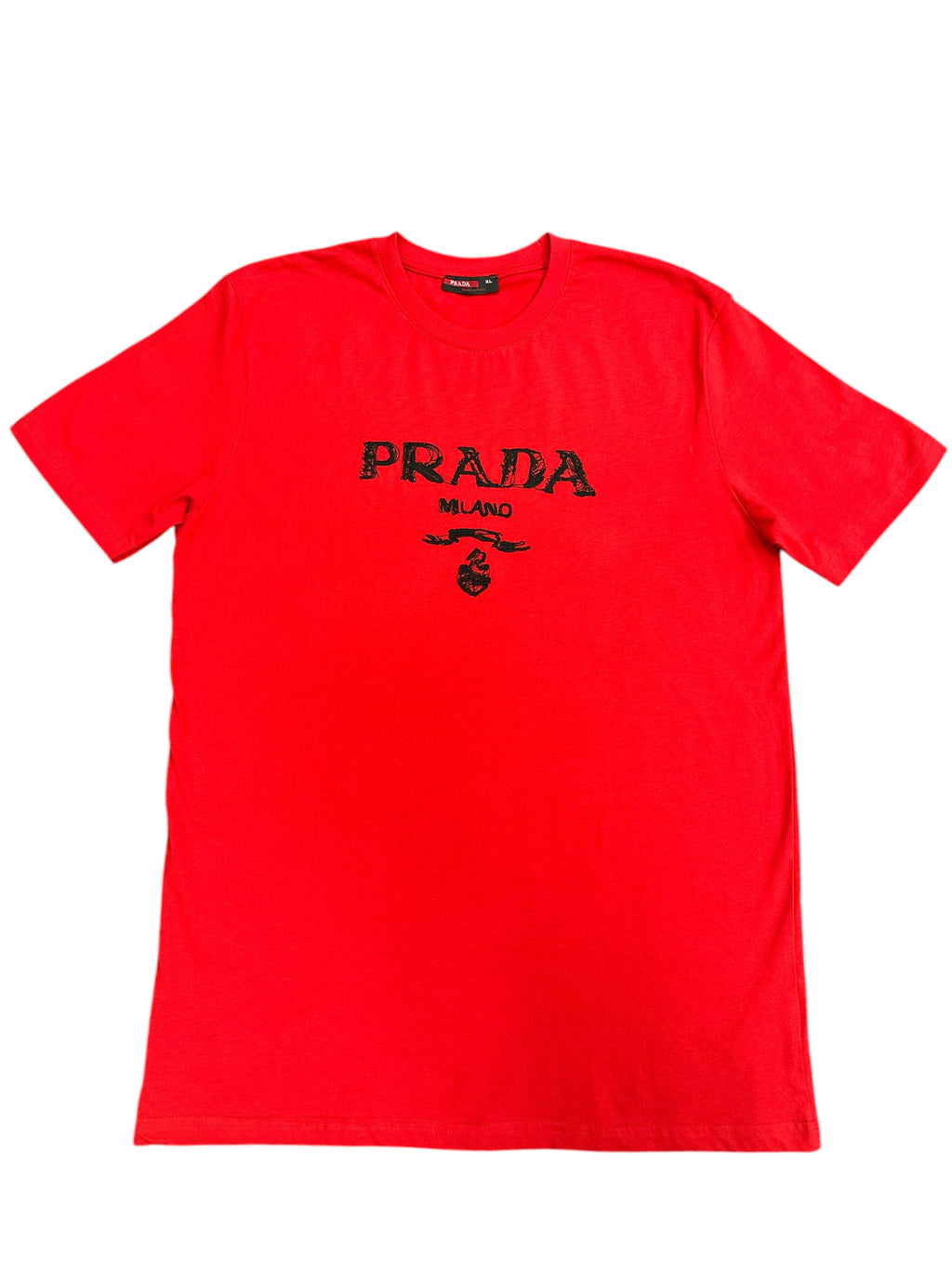 Prada Milano Embroider T-SHIRTl