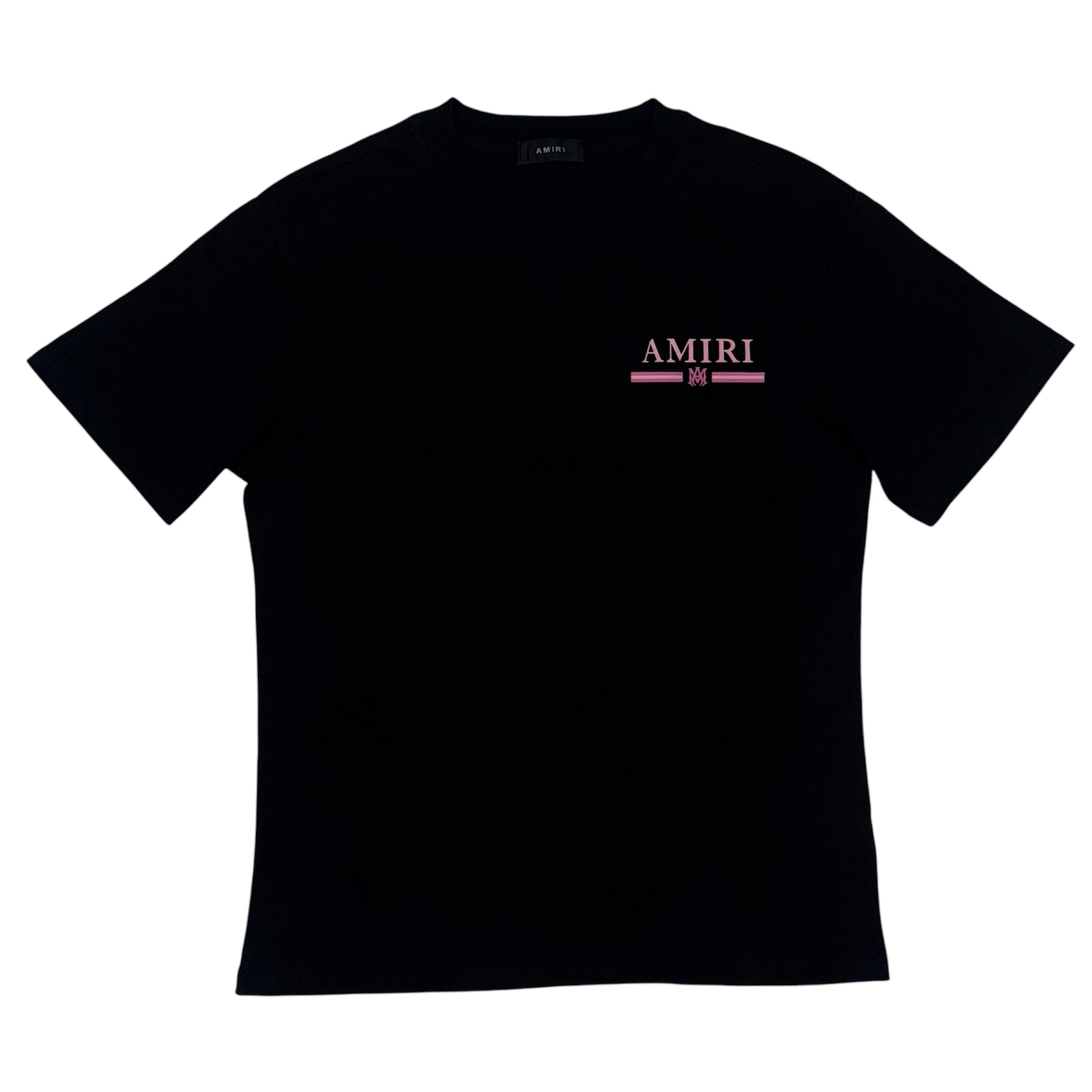 Pink Writing Amiri T-Shirt