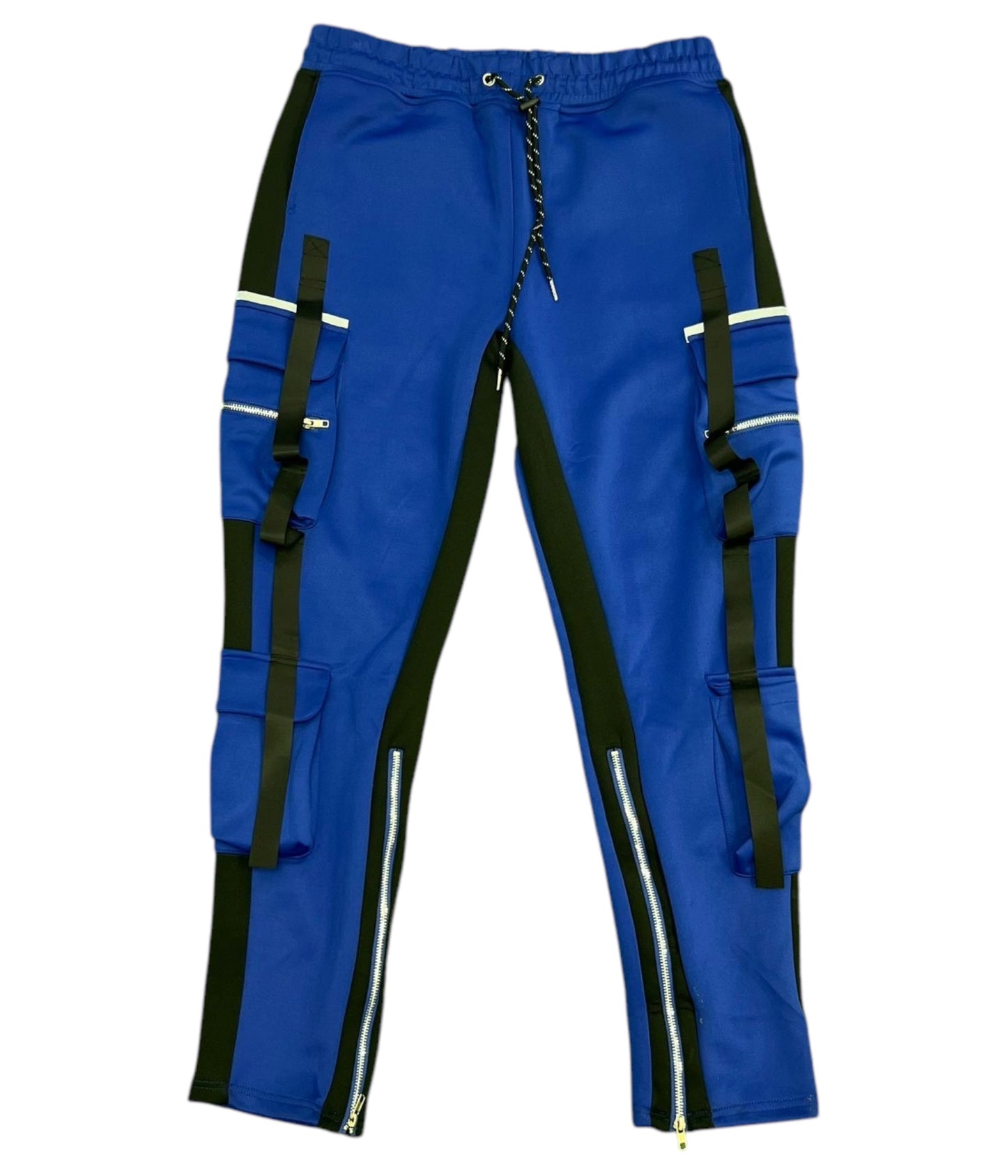 Motive dark blue joggers