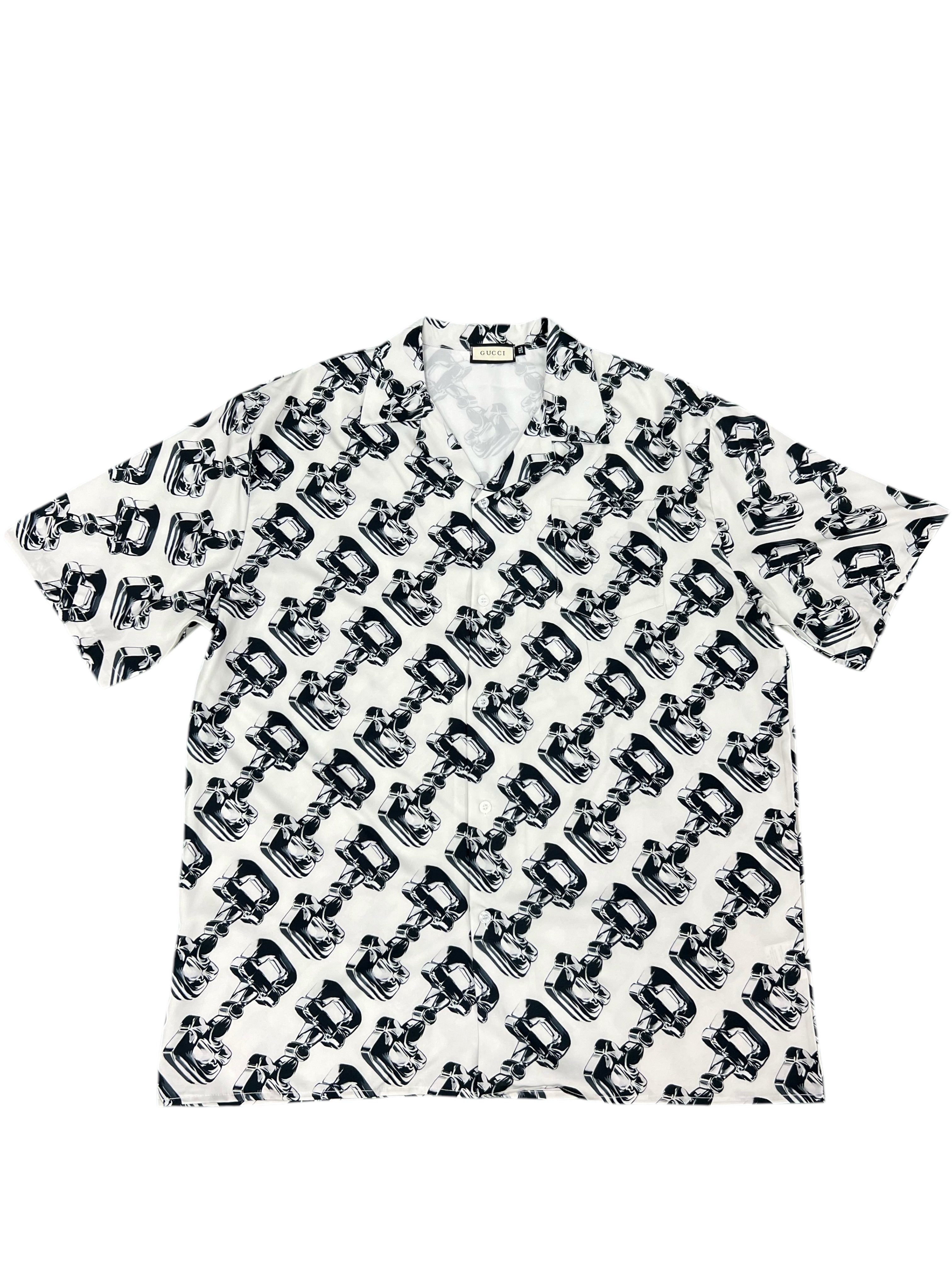 GU C C I Link Button Bown 527