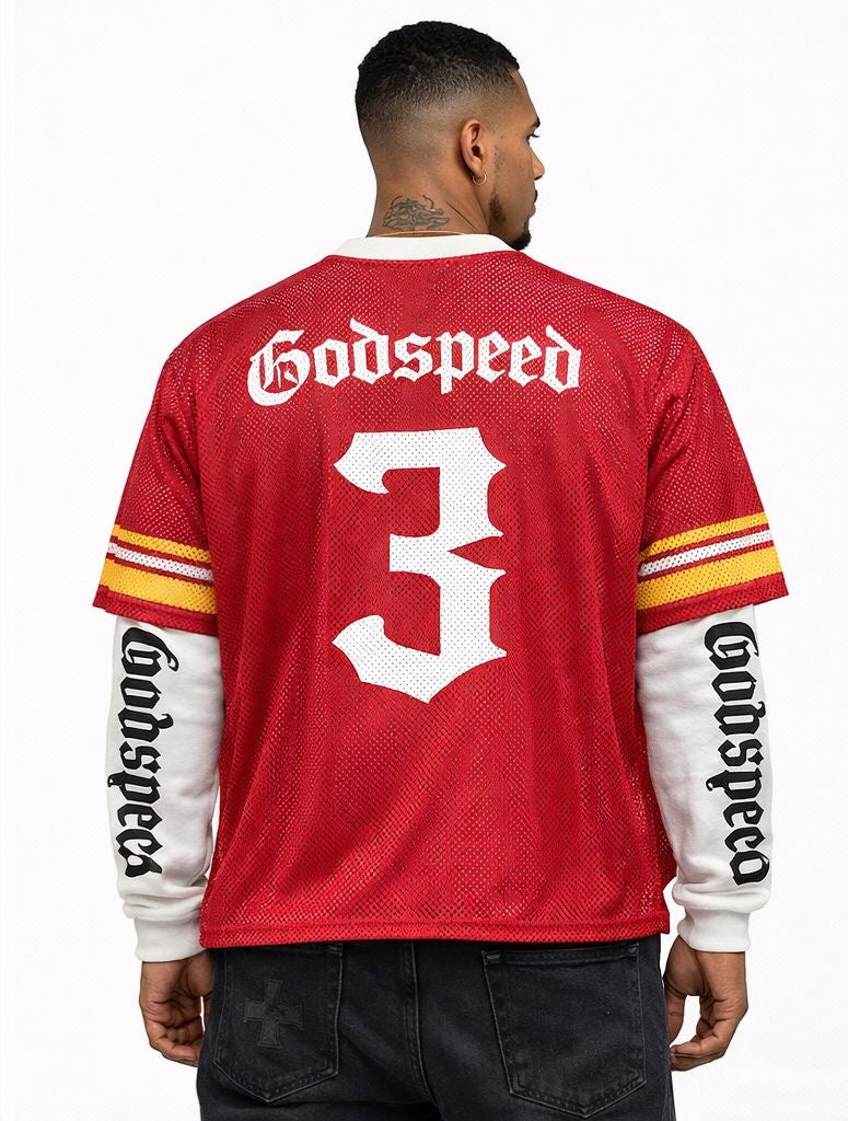 Godspeed skull longsleeve mesh