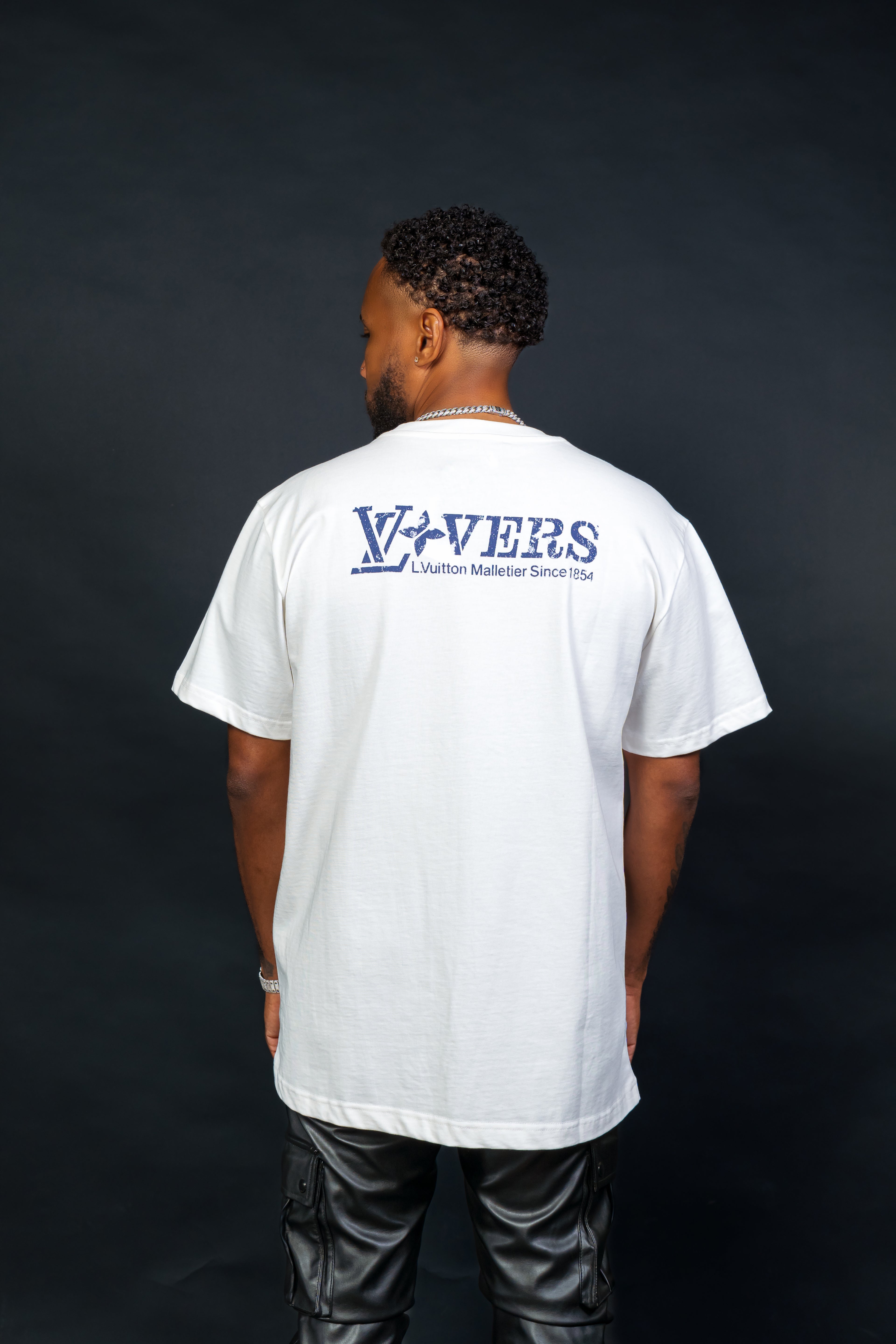 LV United since 1854 Blue Rhinestone