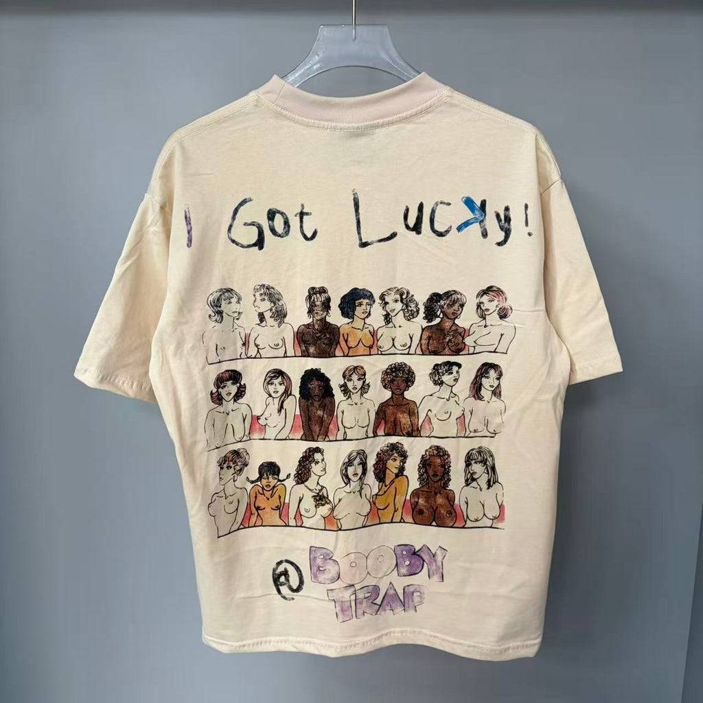 Booby Trap I got lucky  T-shirt