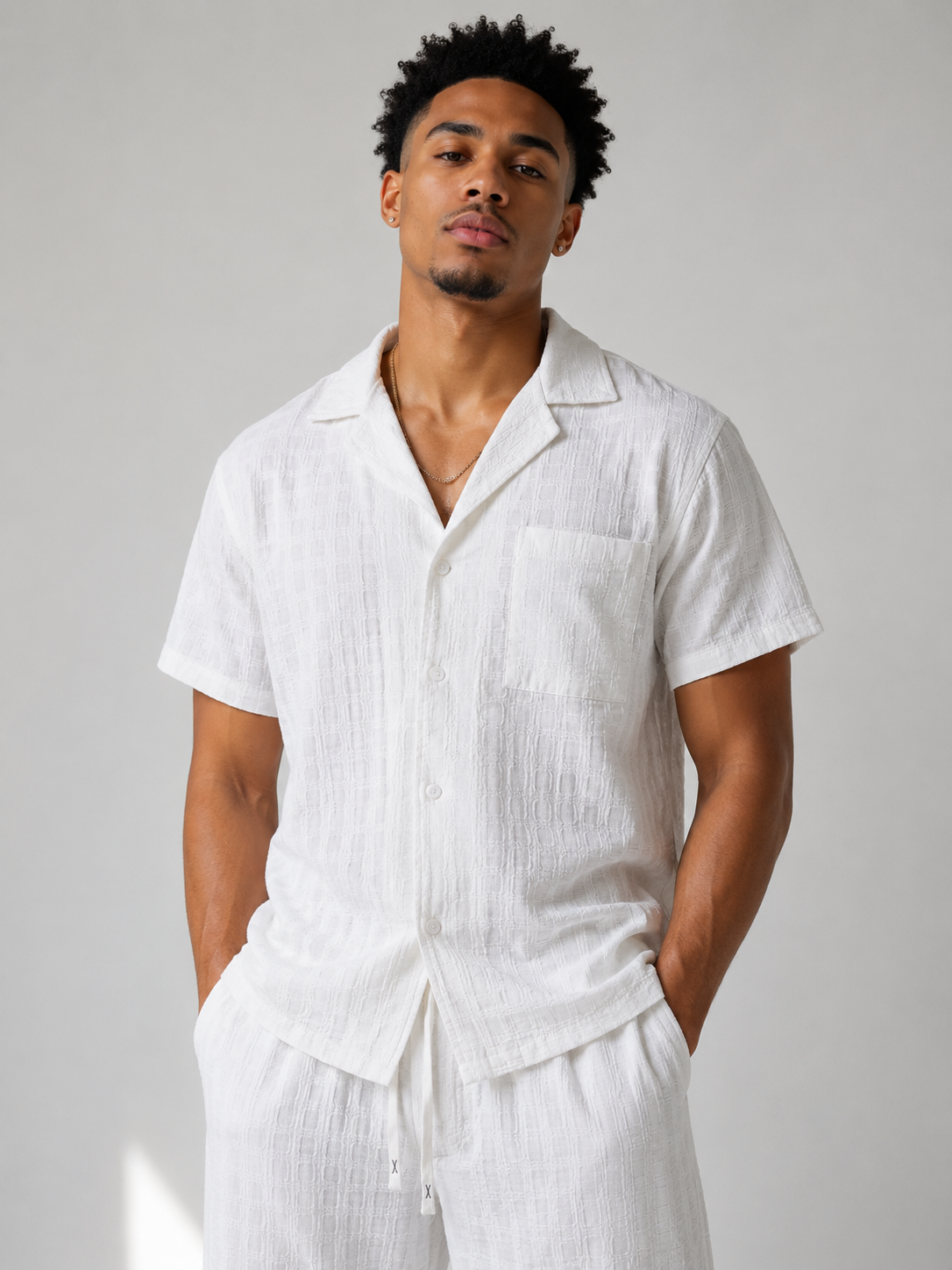 Textured Cuban Beach Set Long
