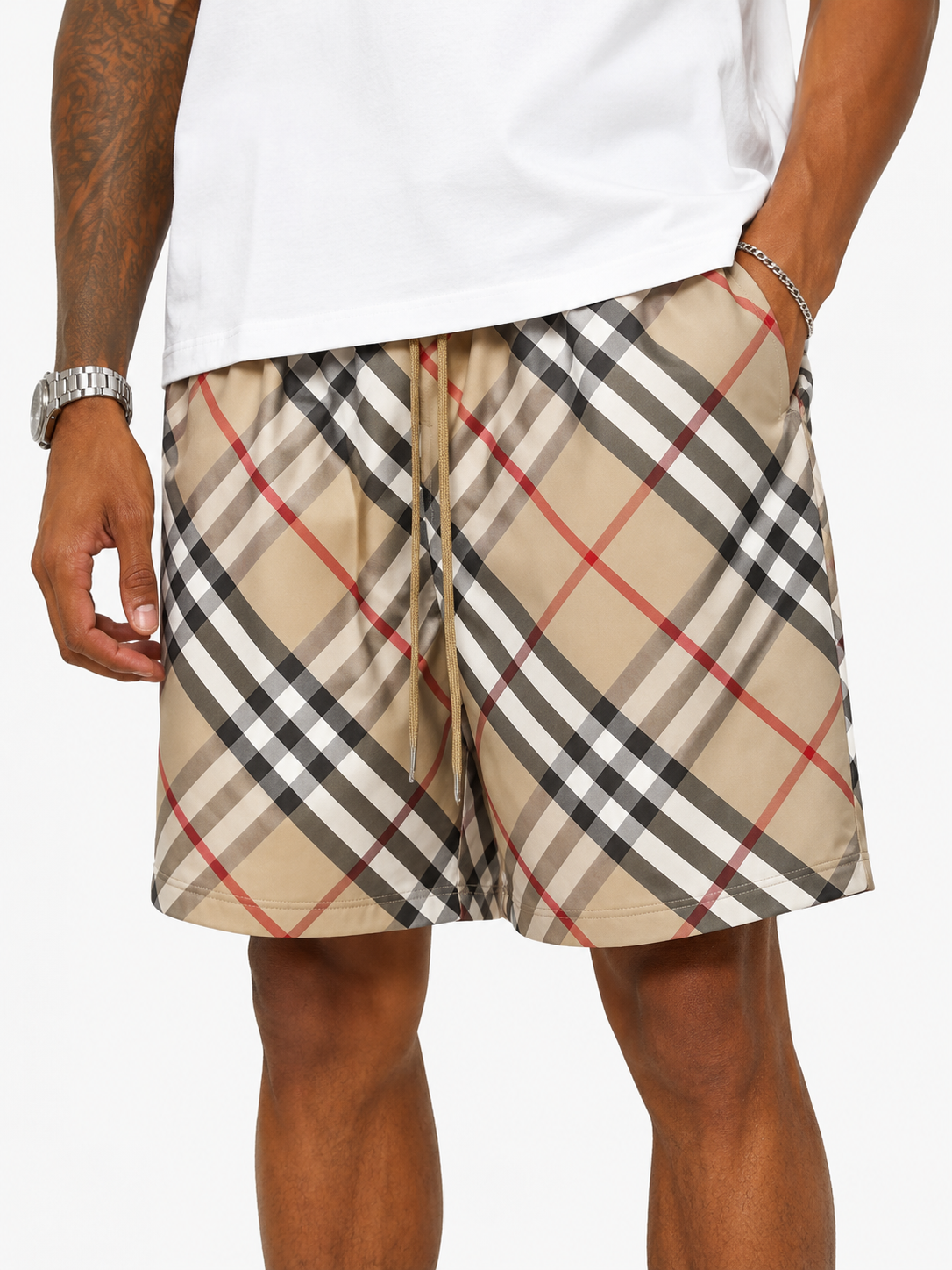 Burberry Plaid Trunks