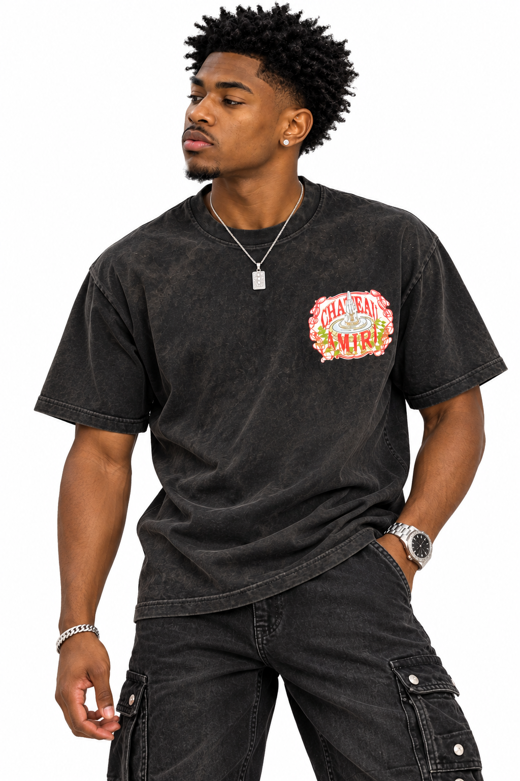 Amiri Fountain Tee