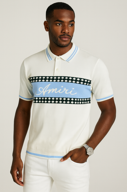 Amiri Capri Knit Polo