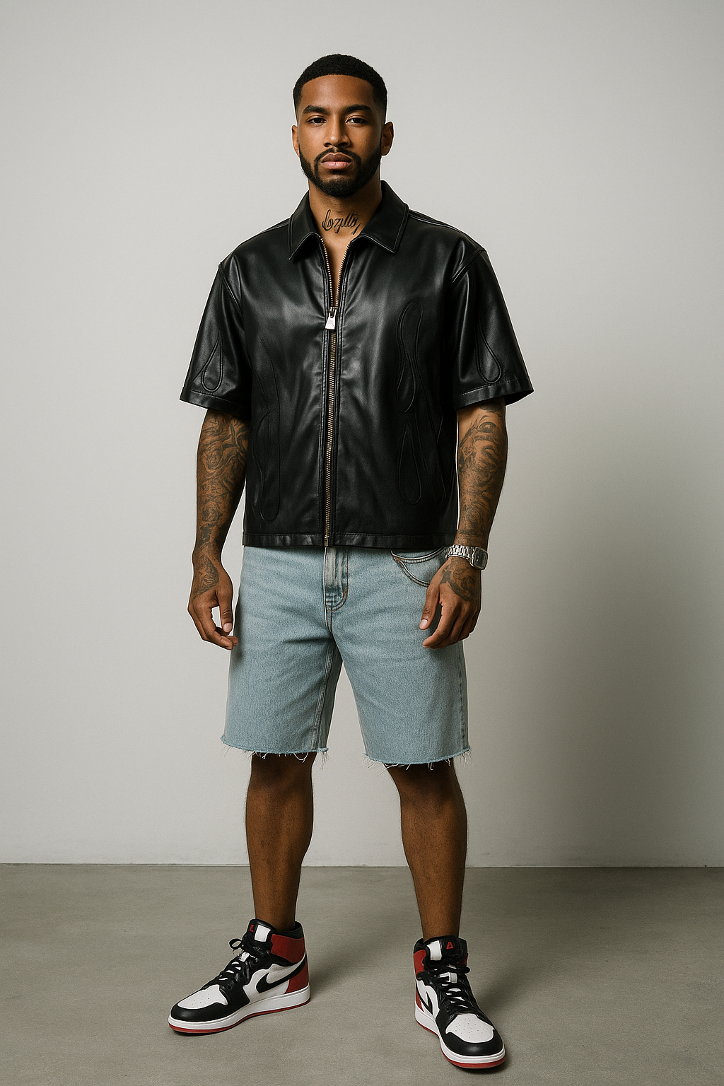 Midnight Flame Zip-Up