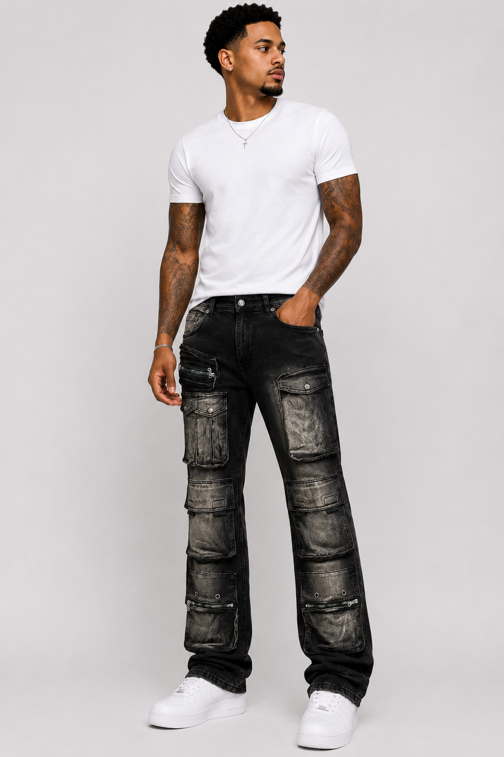 Switch Jeans SF3679 Stack washed with pockets