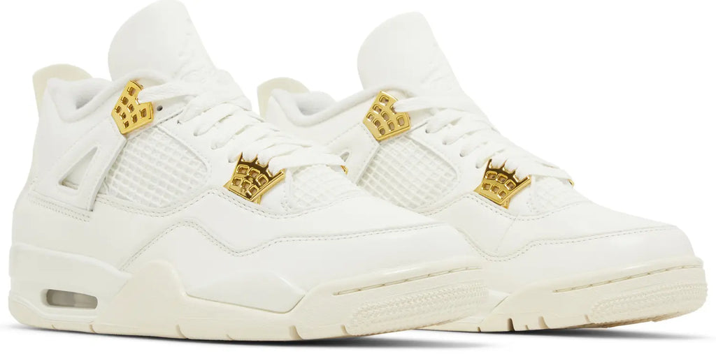 Retro 4 Metallic Gold'