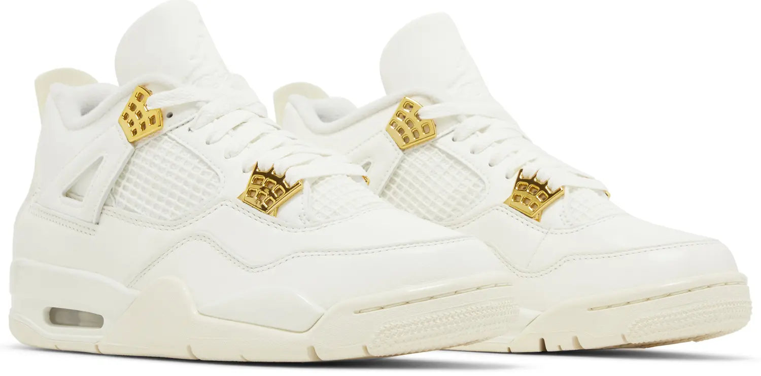Retro 4 Metallic Gold'