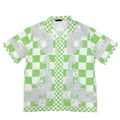 Versace Roman Checker Button Up 522