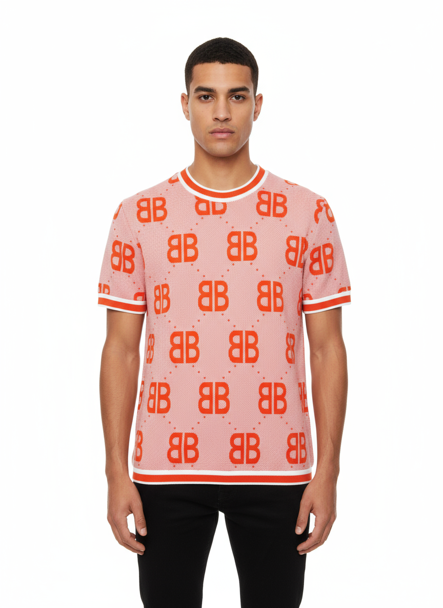 Orange Balenciaga Cotton Shirt