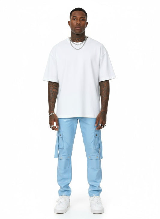 Kloud9 blue leather stacked